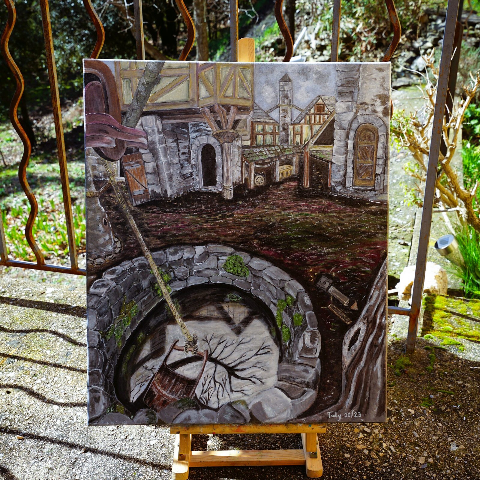 Le puit du bourg médiéval