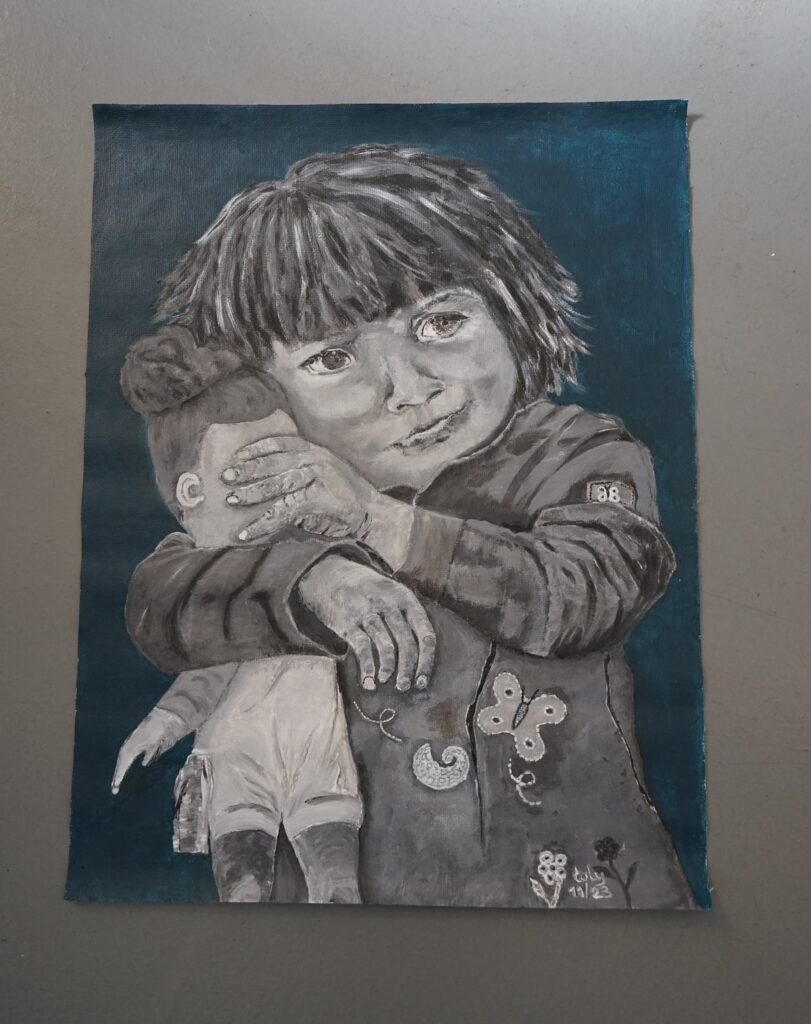 Les mains sur les yeux